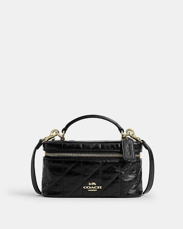 Сумка жіноча Coach Rainer Crossbody Bag 18 In Signature Canvas Чорний (36987086)