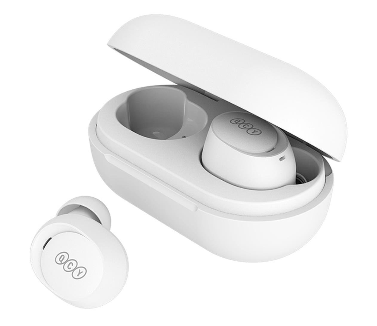Навушники TWS QCY T27 ArcBuds Lite White - фото 3