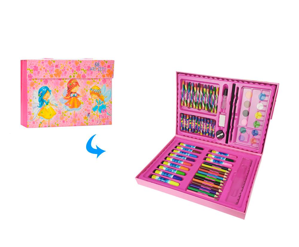 Набор для творчества детский Принцессы 3226-3 68 предметов в чемодане (3226-3) - фото 2 Набор для творчества детский Принцессы 3226-3 68 предметов в чемодане (3226-3) - фото 2