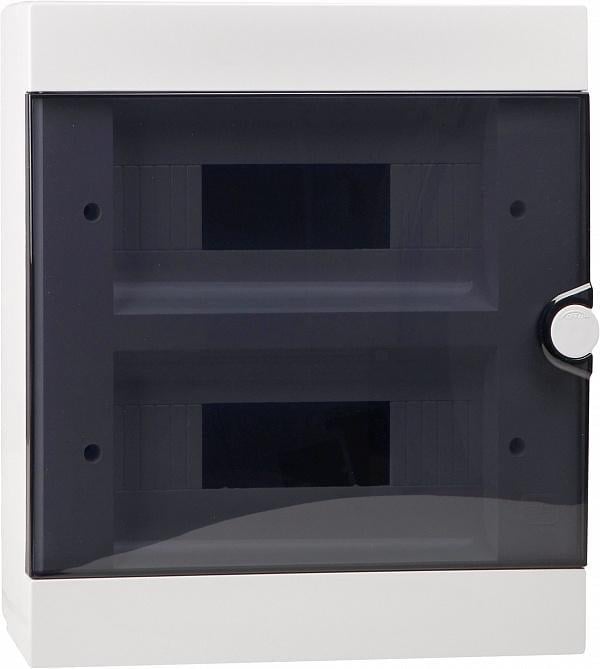 Щит распределительный АСКО-Укрем Ubox 24 модуля пластик 344х313х97 мм Прозрачный (A0270010008)