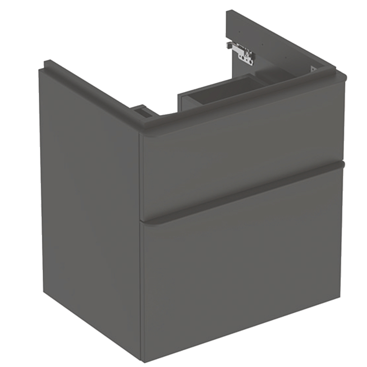Тумба под умывальник подвесная Geberit Smyle 500,352,JK,1 58,4x61,7x47 см Серый (153754)