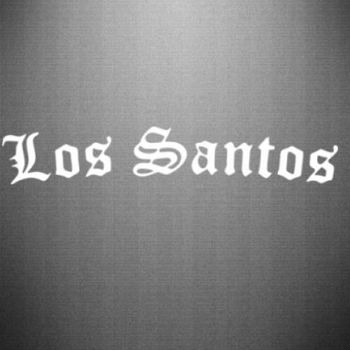 Наклейка Los Santos 40x6,9 см Белый (21561006)