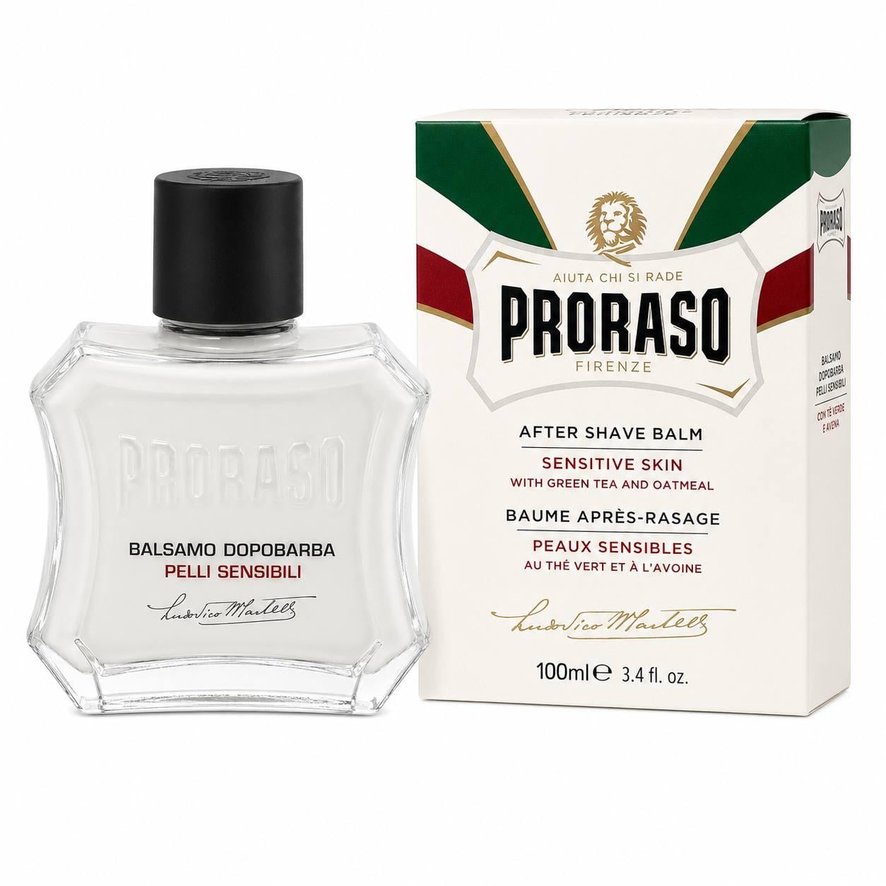 Бальзам після гоління Proraso After shave Balm Sensitive Green Tea 100 мл (400581)