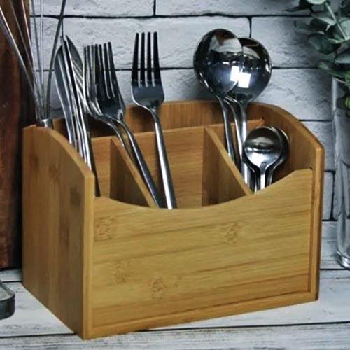 Подставка для столовых приборов из дерева Пайтер Сиена (Псп-009405)