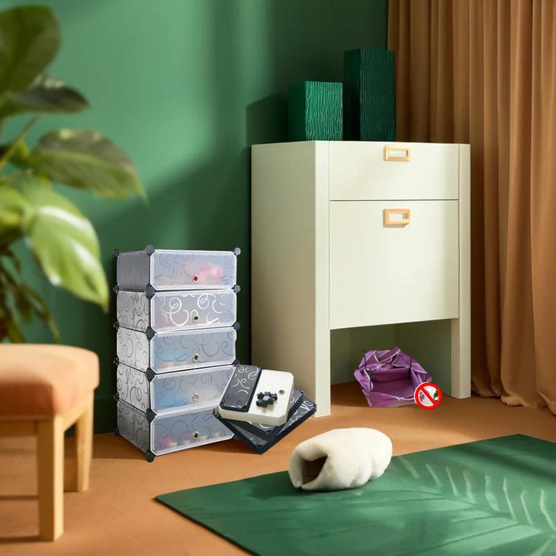 Шкаф для обуви 30005 37x37x90 см Белый (45015-15934_707) - фото 3 Шкаф для обуви 30005 37x37x90 см Белый (45015-15934_707) - фото 3