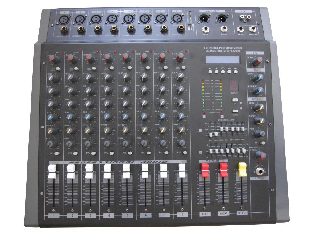 Аудіо мікшер Mixer BT 808D