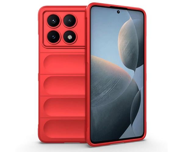 Чехол - накладка Ricco Phantom Shield для Xiaomi Poco X6 Pro / Redmi K70E с защитой при падении Красный - фото 1 Чехол - накладка Ricco Phantom Shield для Xiaomi Poco X6 Pro / Redmi K70E с защитой при падении Красный - фото 1