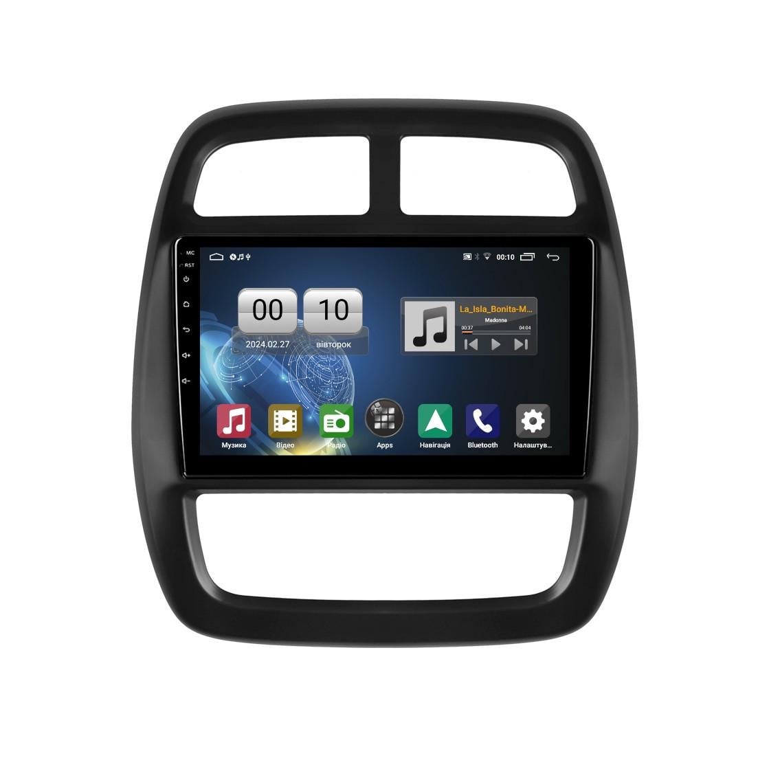 Автомагнітола штатна QIV Q1 для Renault Kwid 2015-2019 W3 9" (Q46213)