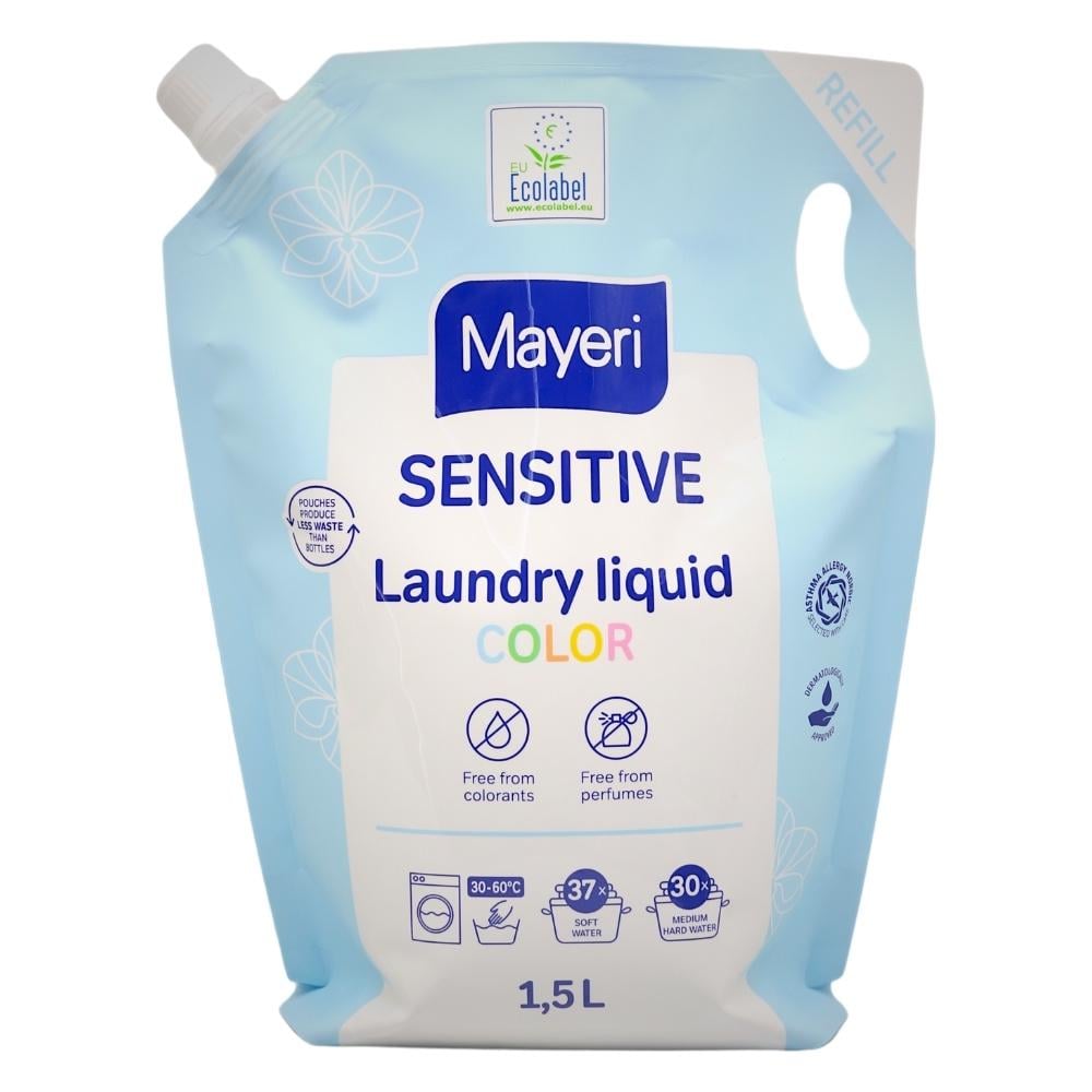 Гель для прання Mayeri Sensitive Color запаска 37 прань 1,5 л (НФ-00006212)