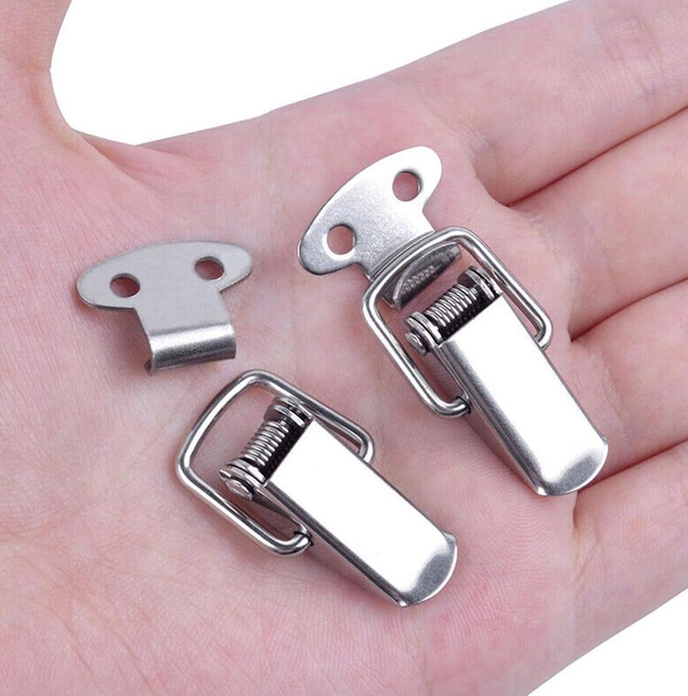 Замок-защелка для ящиков с натяжным механизмом металлический Серебристый (3000003887) - фото 4 Замок-защелка для ящиков с натяжным механизмом металлический Серебристый (3000003887) - фото 4