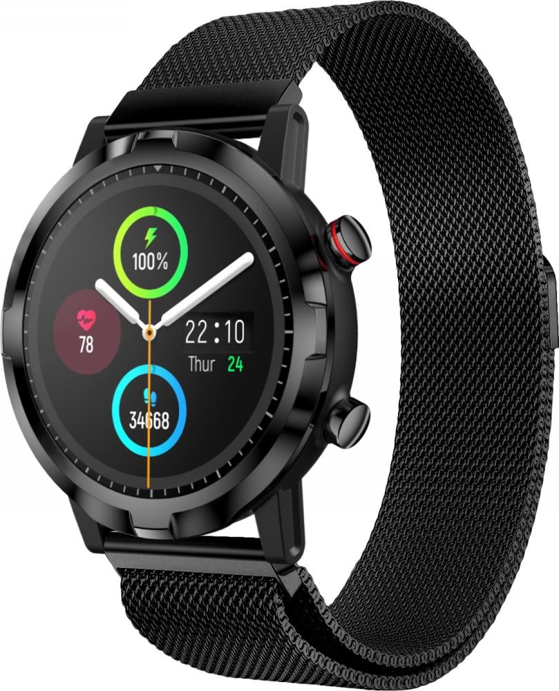 Ремешок Миланская Петля Milano для Haylou Smart Watch RT LS05S Black (23160)