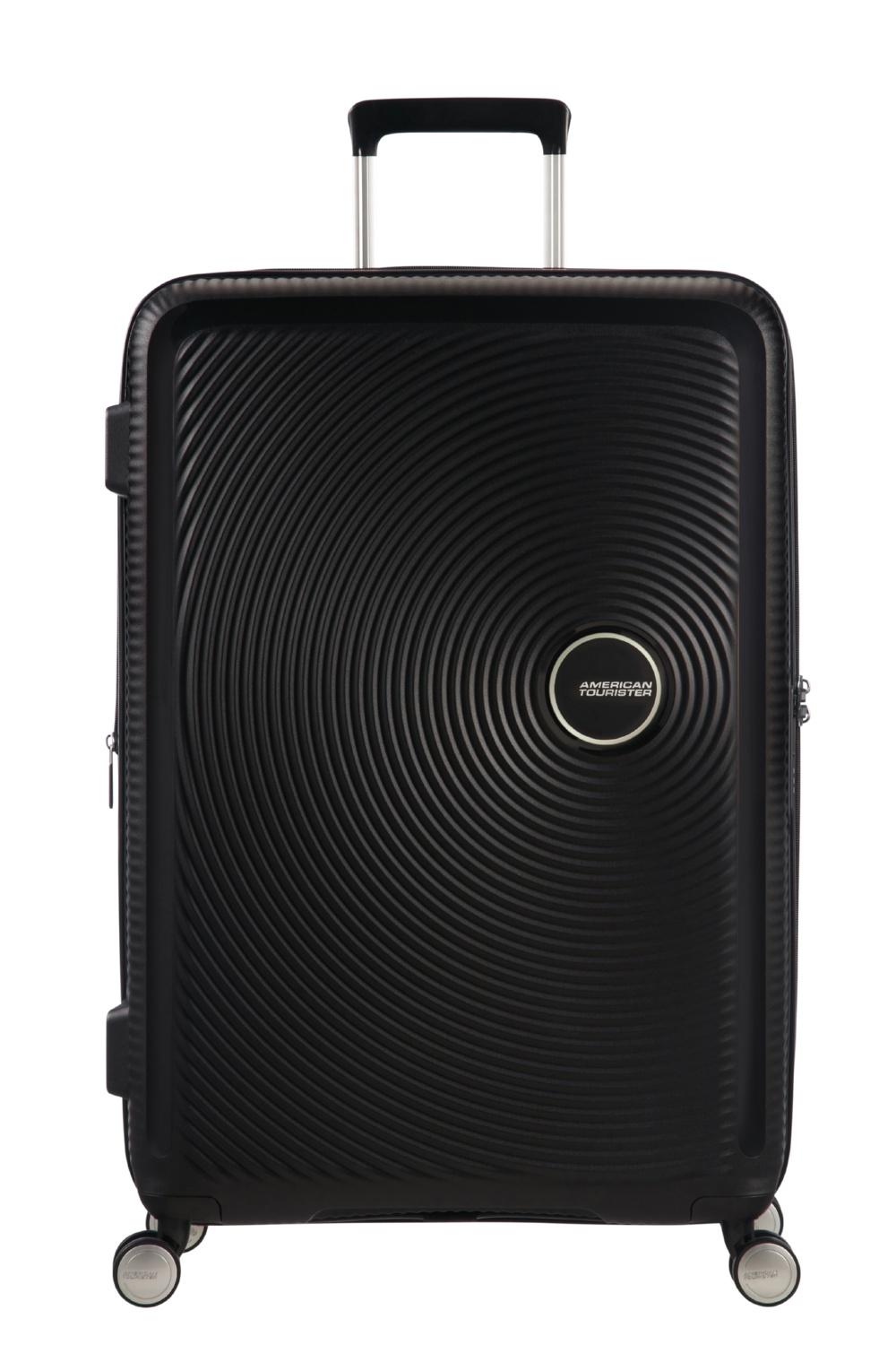 Валіза з розширенням American Tourister Soundbox 67x46,5x29/32 см Чорний (32G-09002) - фото 1