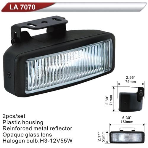 Фара додаткова DLAA 7070-W 160х55 мм (37678)