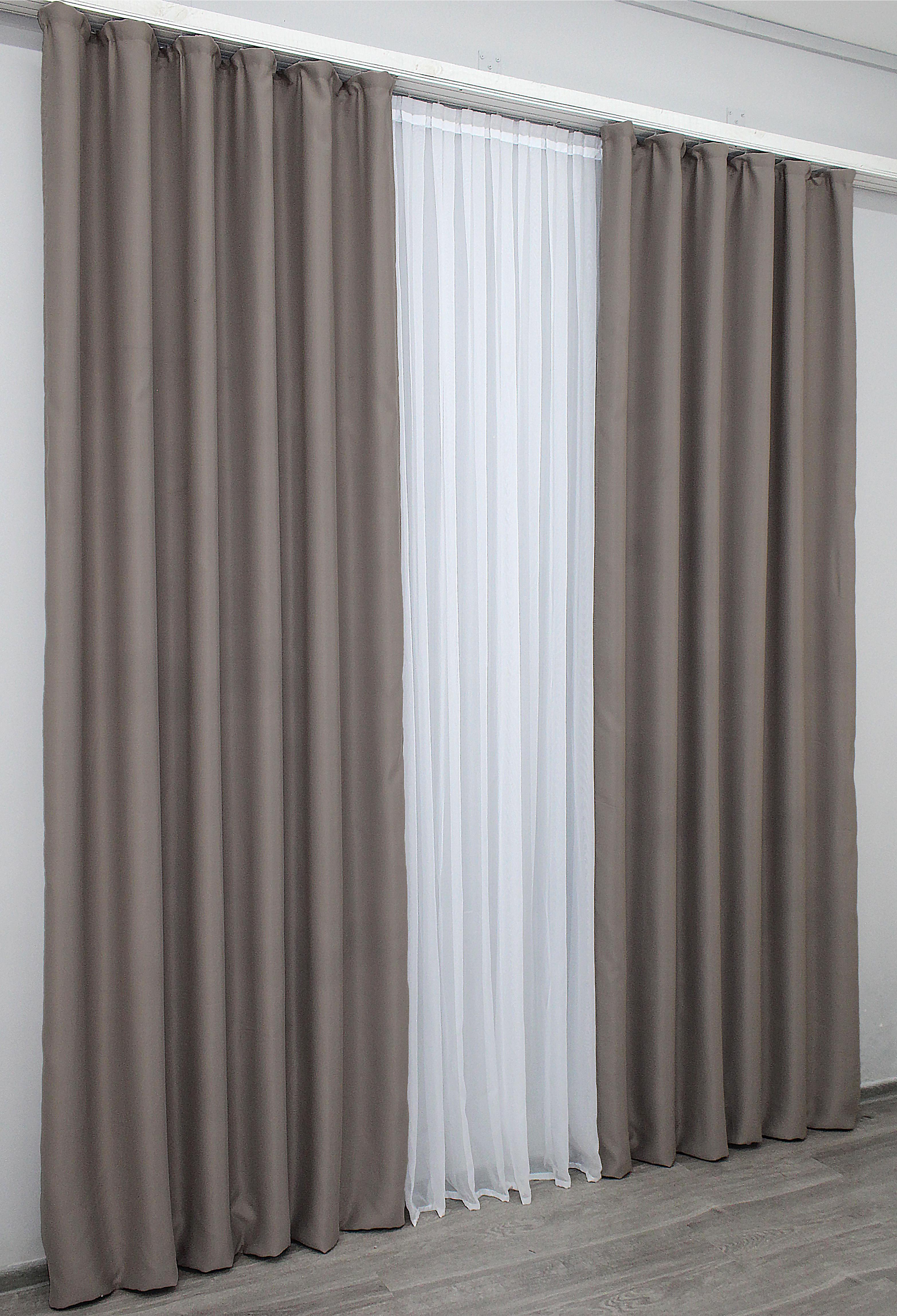 Комплект готовых штор VR-Textil Bagema Rvs №1242ш 100х270 см 2 шт. Какао (31-559) - фото 4 Комплект готовых штор VR-Textil Bagema Rvs №1242ш 100х270 см 2 шт. Какао (31-559) - фото 4