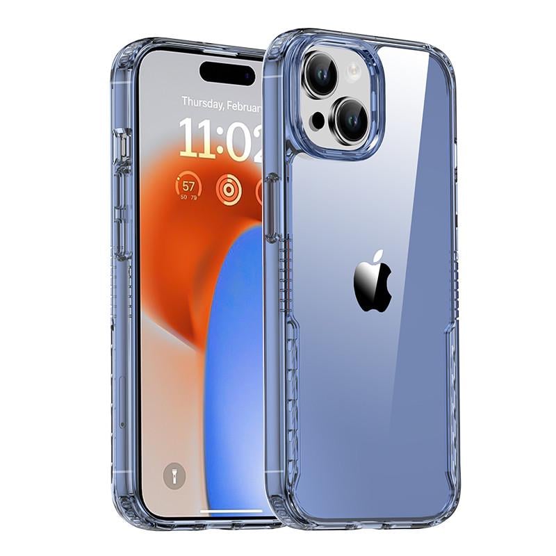 Противоударный Чехол Epik для Apple iPhone 15 (6.1")  TPU+PC Multi-Color Blue