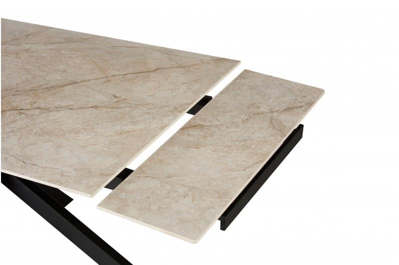 Стіл обідній Квант Мікс Меблі 1600/2200х900х760 мм Чорний/Шекспир грей - фото 3 Стіл обідній Квант Мікс Меблі 1600/2200х900х760 мм Чорний/Шекспир грей - фото 3