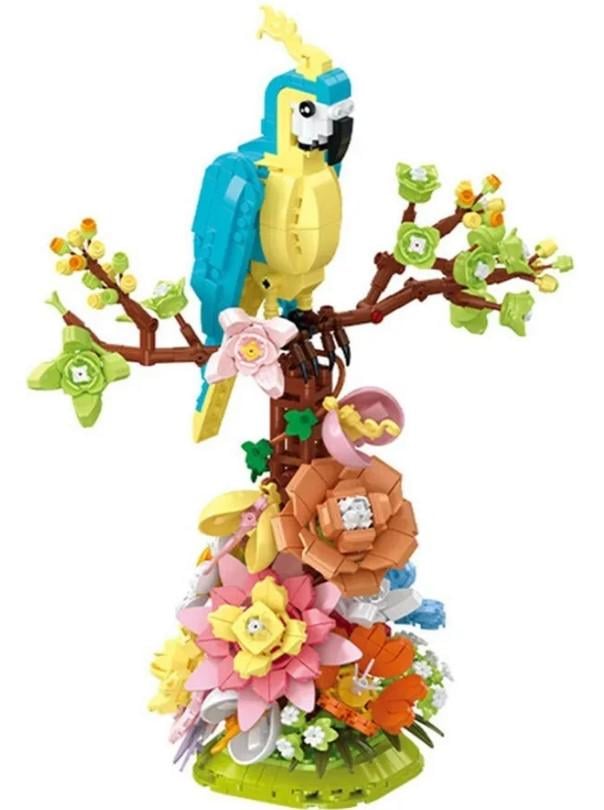 Конструктор декоративный Garden of Eden серия Floral Птичий сад 1162 деталей (2104619352)