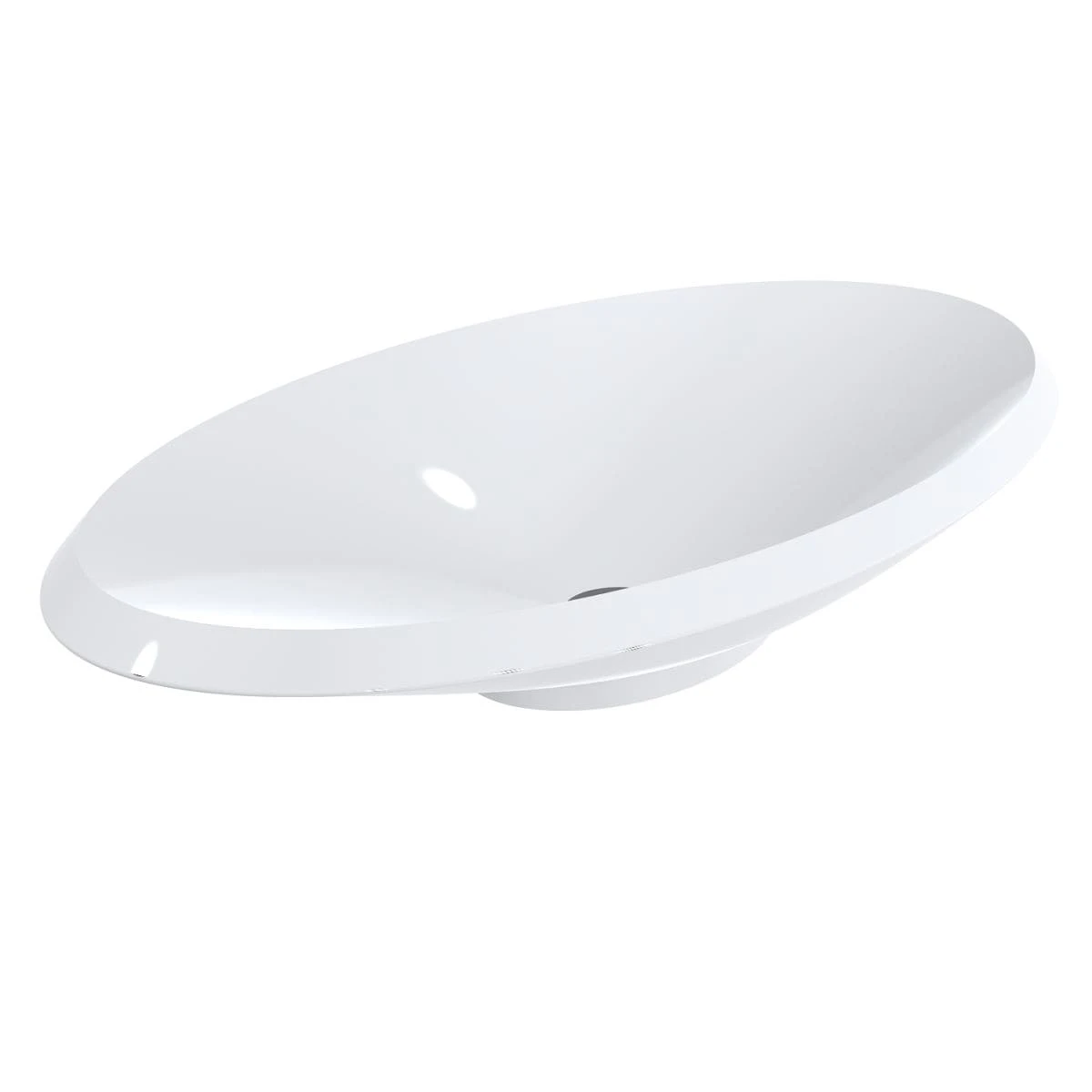 Умывальник накладной Miraggio Lex R овальный 690x380 мм Белый (MG-0002012)
