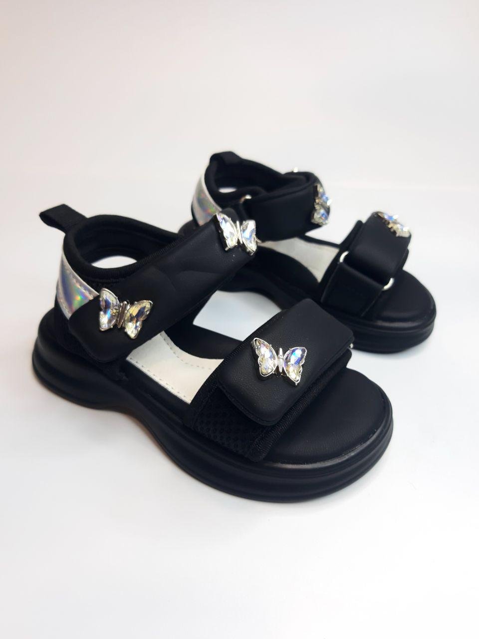 Босоножки для девочки Clibee р. 27 17 см Черный (153 black)