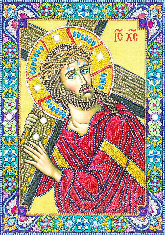 Алмазная мозаика Emerald Craft Икона Крестоношение 30x40 см (22920)