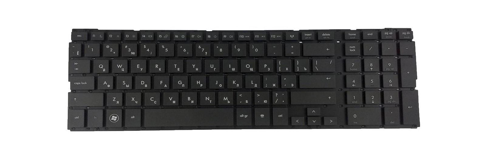 Клавиатура для ноутбука HP Probook 4720 матовая (598691-251)