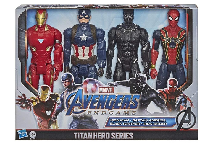 Набор фигурок Hasbro Мстители: Тор, Капитан Америка, Черная Пантера, Человек Паук 30 см (E5863)