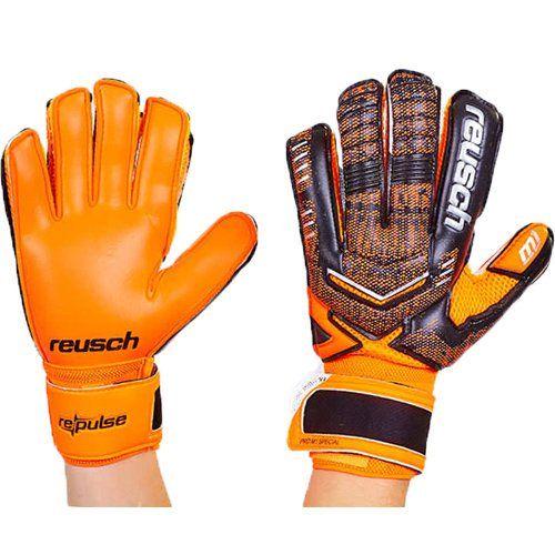 Вратарские перчатки FB-882 с защитными вставками р. 8 Оранжевый (57429057)