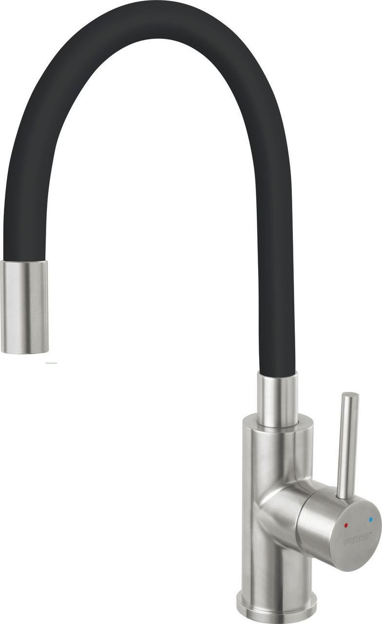 Змішувач для кухонної мийки Ferro Zumba BZA4BSS (368907)