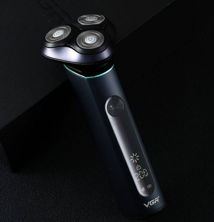 Электробритва-шейвер VGR IPX7 аккумуляторная (RV03-G1) - фото 6 Электробритва-шейвер VGR IPX7 аккумуляторная (RV03-G1) - фото 6