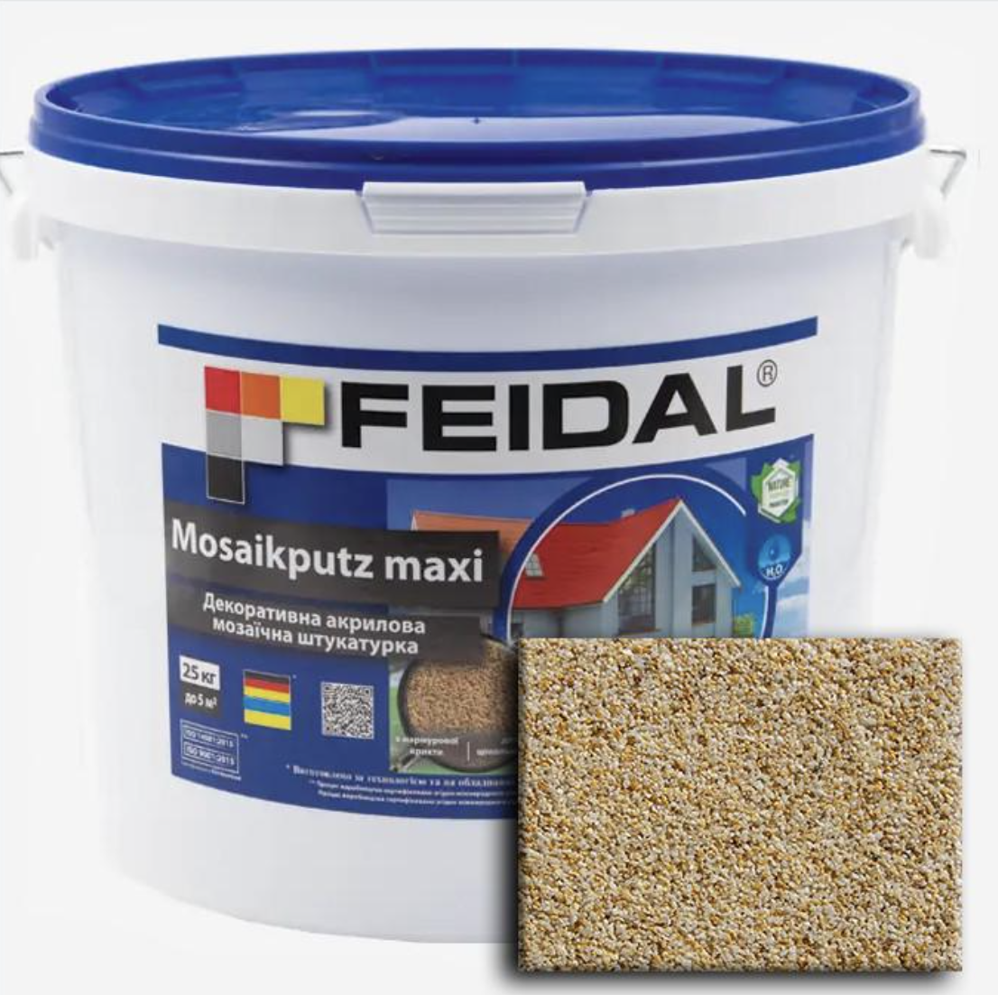 Декоративна штукатурка акрилова Feidal Mosaikputz maxi C33 мозаїчна 25 кг (27581855)