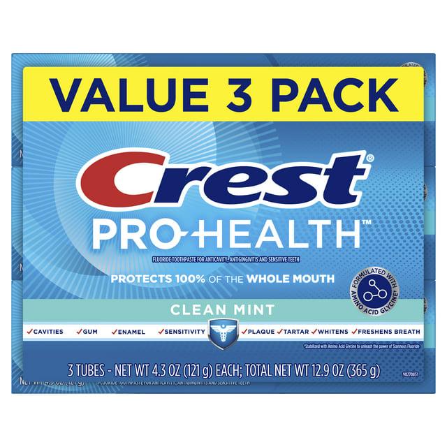 Зубная паста отбеливающая Crest Pro-Health Clean Mint 365 г 3 шт. (59846878) - фото 7