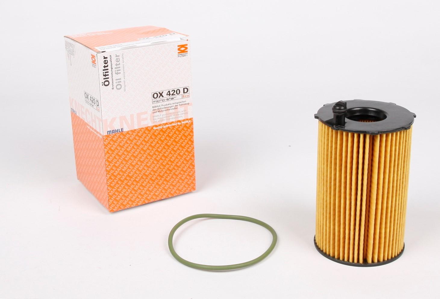 Фильтр масляный KNECHT для VW Touareg 3,0TDI 11- (OX 420D)