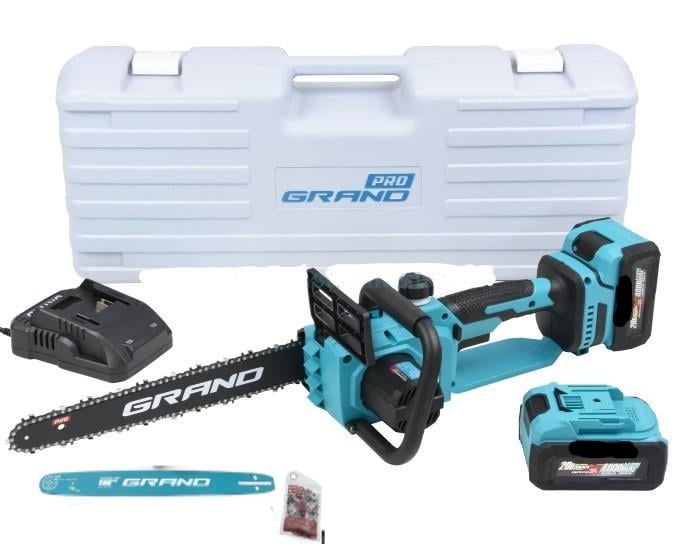 Електропила акумуляторна ланцюгова Grand АПЦ-20А/12" 4 безщітковий мотор/шини 2 шт./2хАКБ 4 Аг/кейс/масляний бак (29706505) - фото 5 Електропила акумуляторна ланцюгова Grand АПЦ-20А/12" 4 безщітковий мотор/шини 2 шт./2хАКБ 4 Аг/кейс/масляний бак (29706505) - фото 5