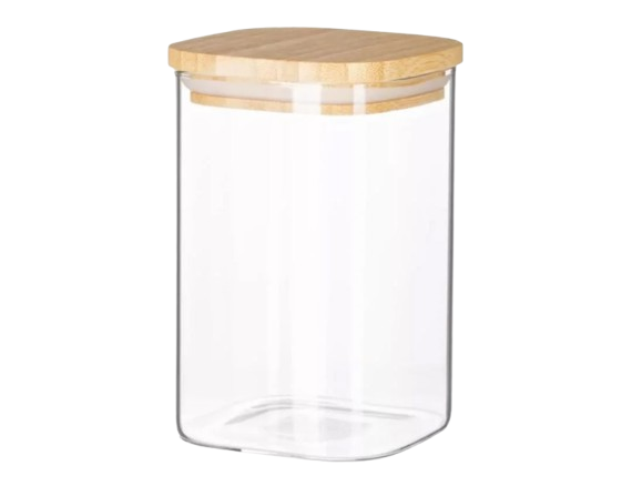Ємність для сипучих продуктів Vittora VT-7311 з дерев'яною кришкою 1,1 л (VT-7311) Ємність для сипучих продуктів Vittora VT-7311 з дерев'яною кришкою 1,1 л (VT-7311)