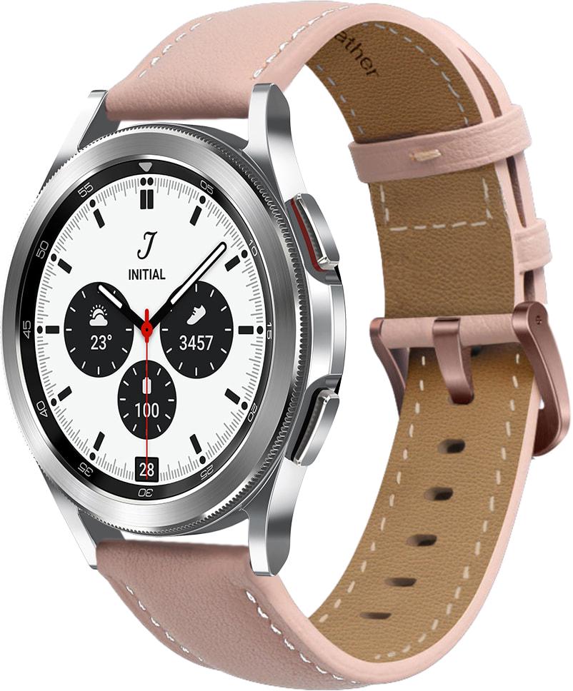 Ремешок кожаный Folsa для Galaxy Watch 4 Classic 42 мм Powdery (31518-0C)