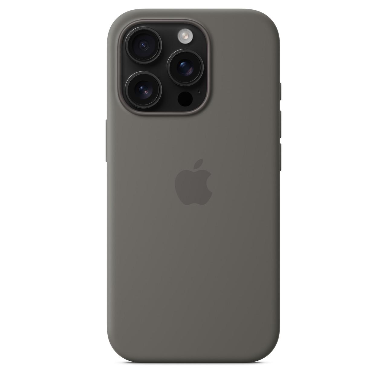 Чехол-накладка Apple Silicone Case with MagSafe for iPhone 16 Pro, Stone Gray (HC)