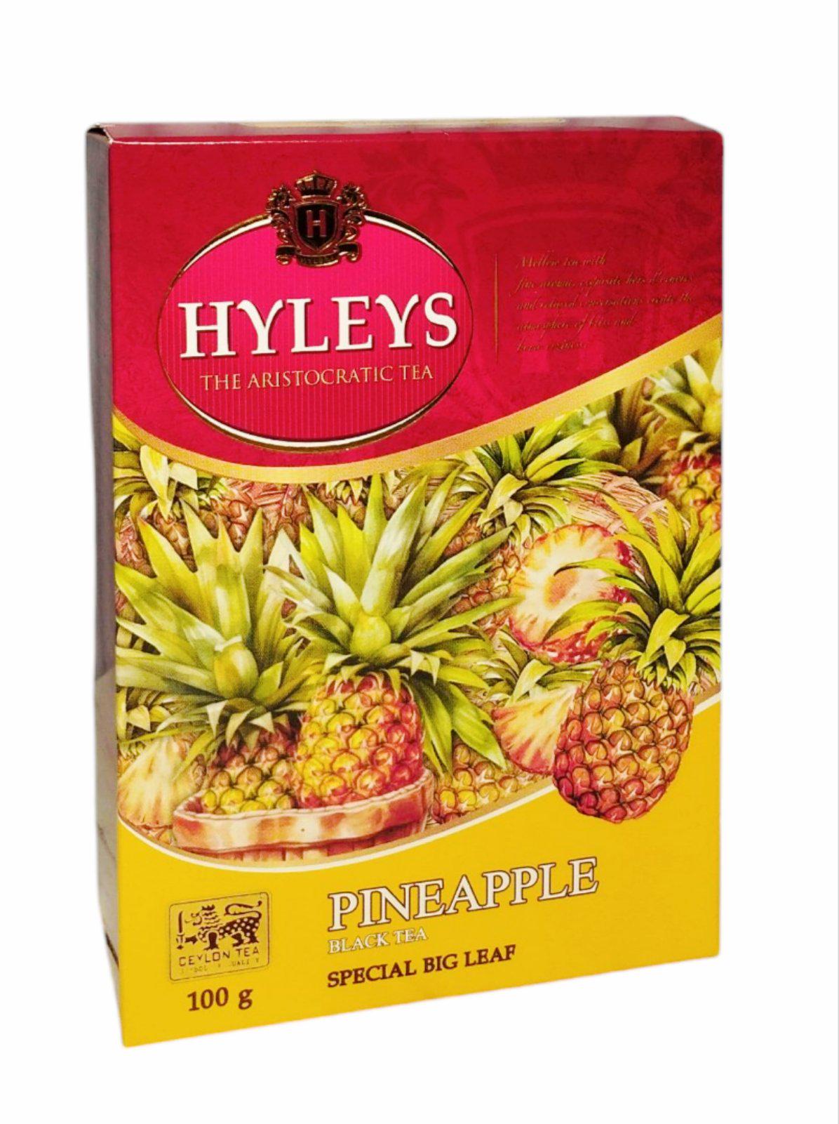 Чай черный Hyleys цельнолистовой с кусочками ананаса 100 г (60273)