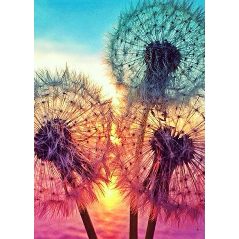 Алмазная мозаика Strateg Премиум Одуванчики 30х40 см (Str-JSDF76888)