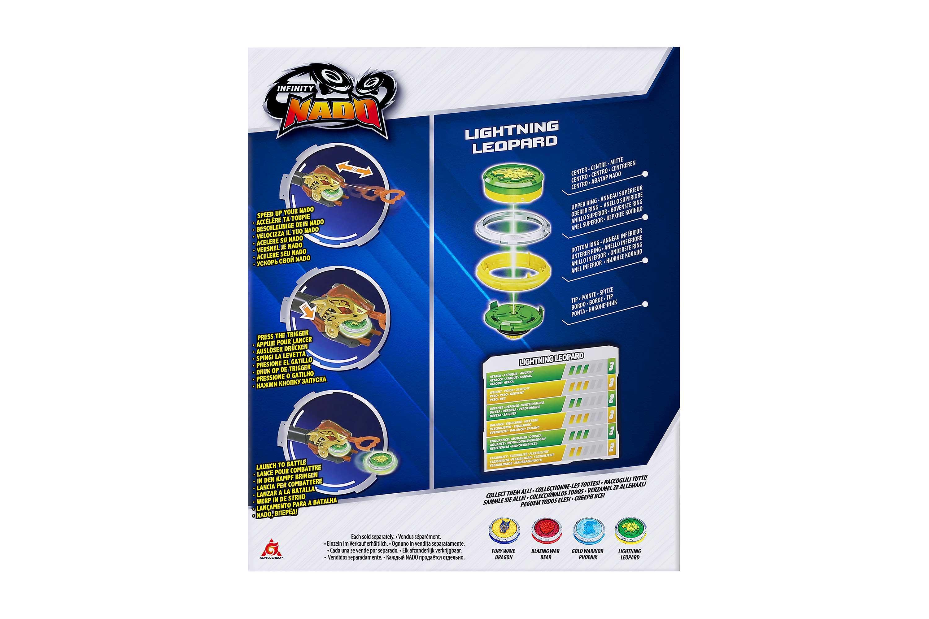 Волчок Infinity Nado VI Starter Pack Ослепительный Леопард (EU654114) - фото 10 Волчок Infinity Nado VI Starter Pack Ослепительный Леопард (EU654114) - фото 10