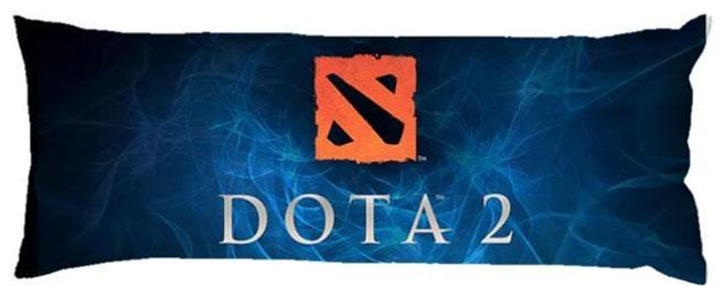 Подушка дакимакура DOTA 2 декоративная ростовая для обнимания 50x170 см (1834022300)