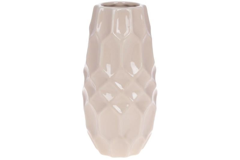 Ваза керамическая BonaDi 733471 20 см Бежевый (100261) Ваза керамическая BonaDi 733471 20 см Бежевый (100261)