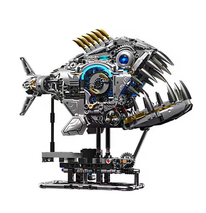 Конструктор механический MJI ПИРАНИЯ двухсторонний 1085 дет. (13092)