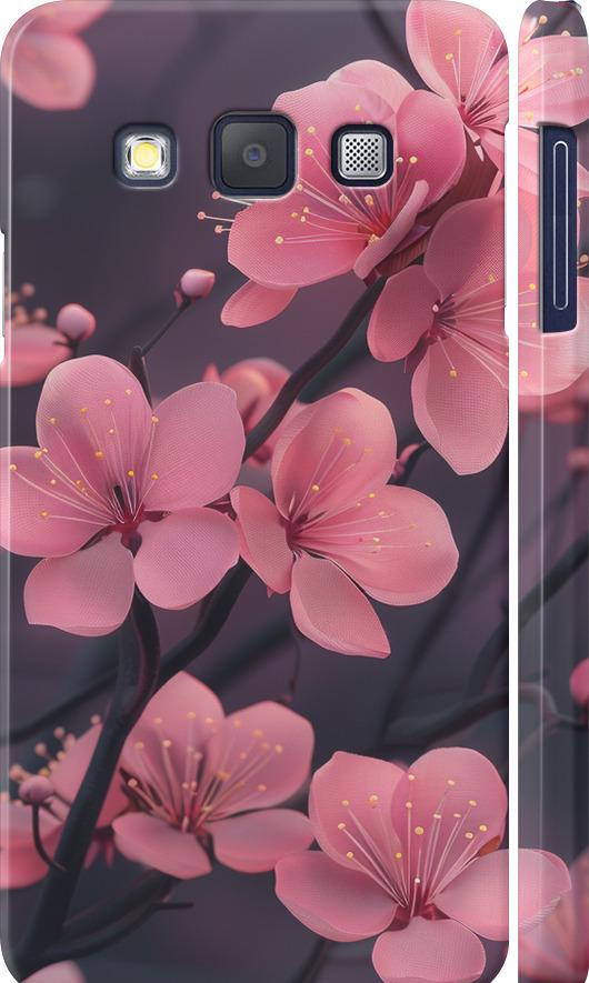 Чехол на Samsung Galaxy A3 A300H Пурпурная сакура (6075m-72-42517)