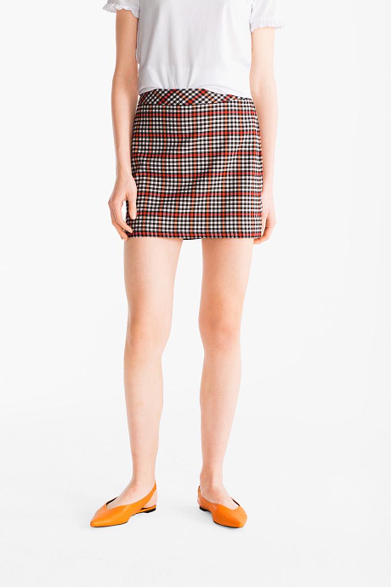 Юбка C&A р. 38 Червоний (2058213b18)