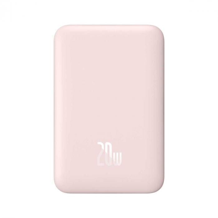Портативна батарея Baseus Magnetic Mini Wireless Fast Charge 10000 mAh 20 W PPCX030004 Pink (1972675868)