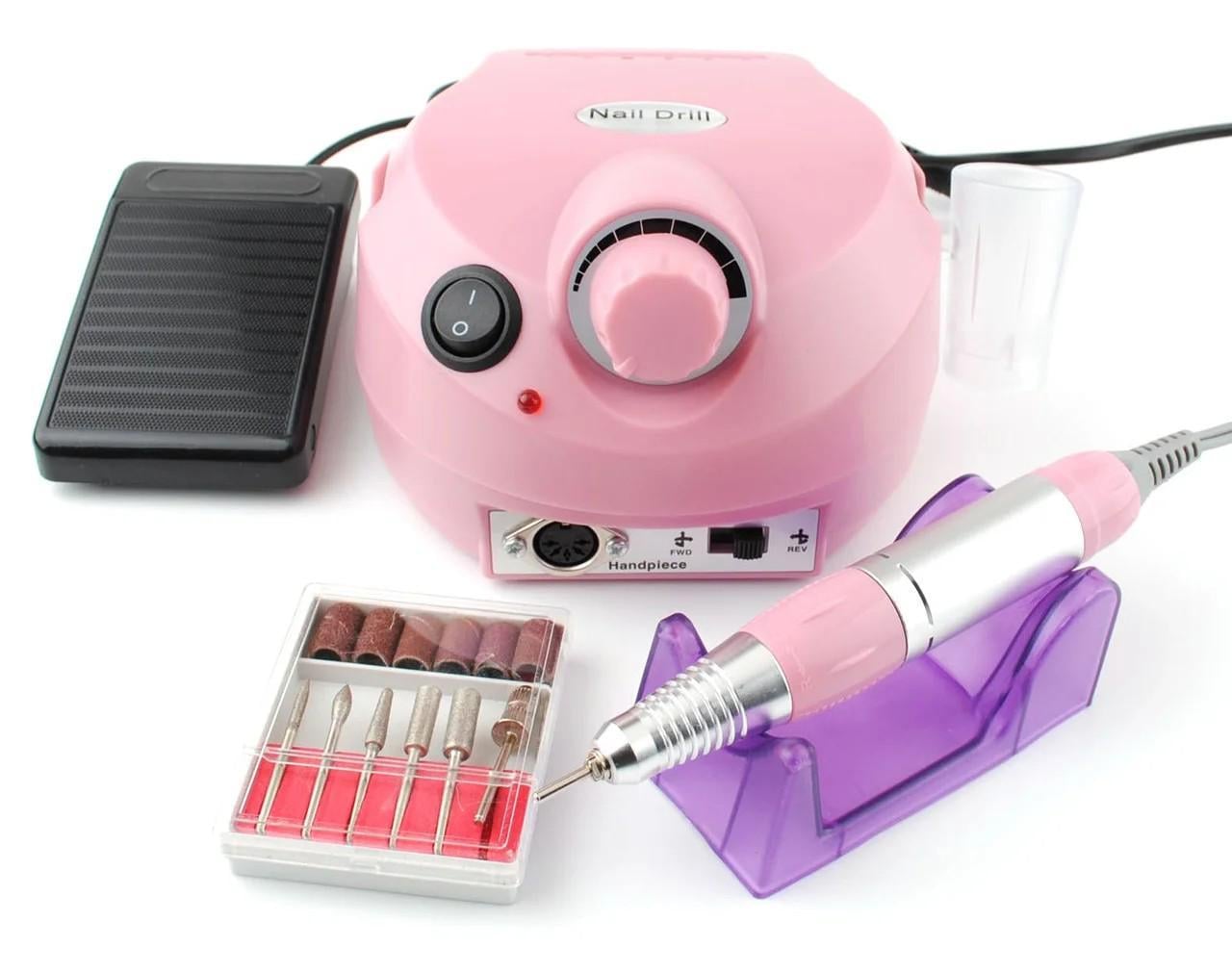 Фрезер для маникюра 65 Вт 45000 об. Розовый (ZS-601)