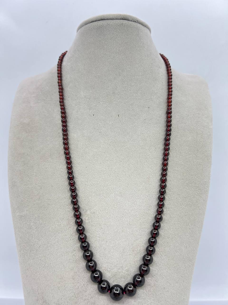 Бусы гранат 48 см Бордовый (11132) Бусы гранат 48 см Бордовый (11132)