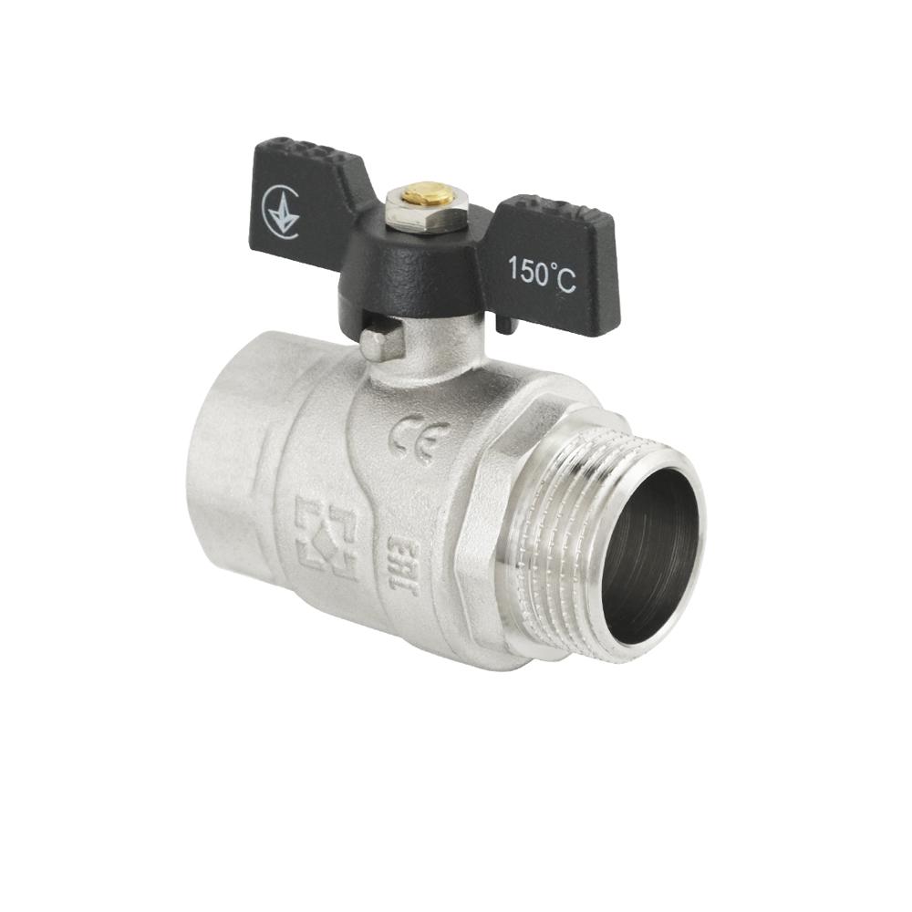 Кран шаровой Raftec PN40 НВ 1" Black (DRB31)