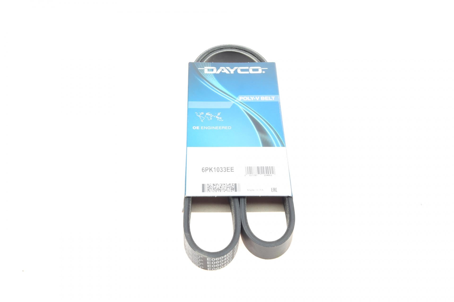 Ремень генератора DAYCO Ford Fiesta VI 1.25-1.6Ti 08- (6PK1033EE)