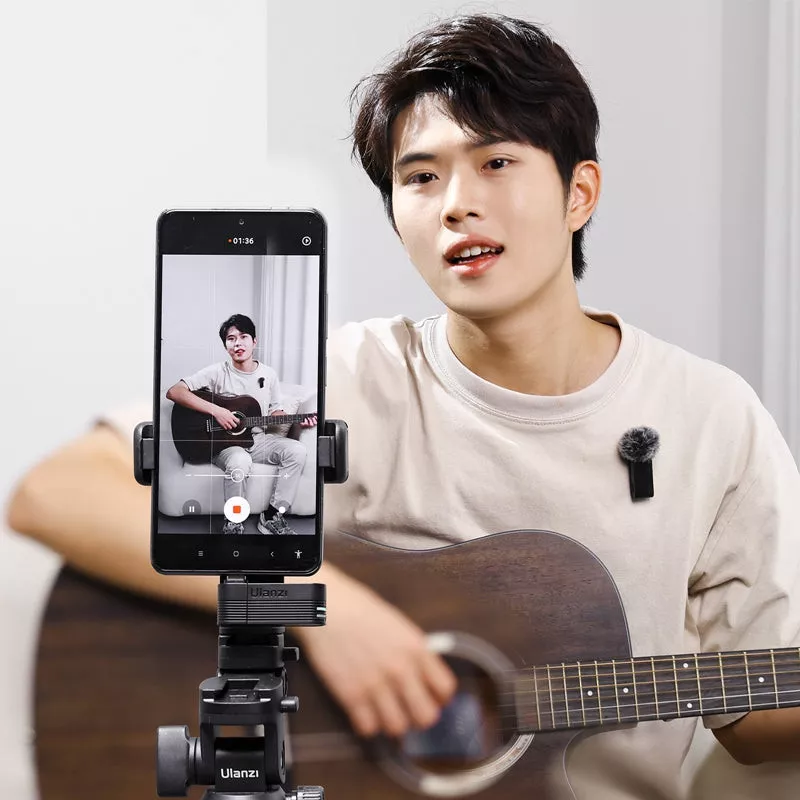 Микрофон беспроводной Ulanzi A100 360° шумоподавления/зарядный чехол 2,4 ГГц Black (11173) - фото 12